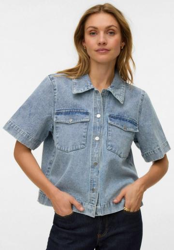 Джинсовая жилетка