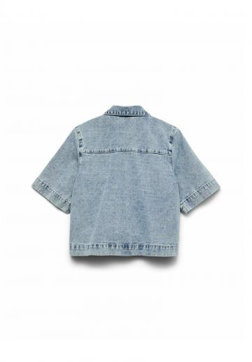 Джинсовая жилетка