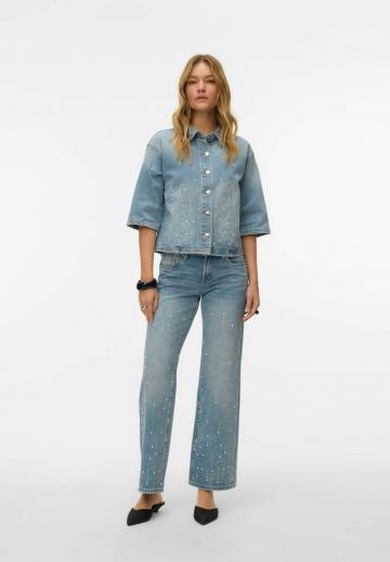 Джинсовая жилетка