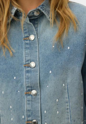 Джинсовая жилетка