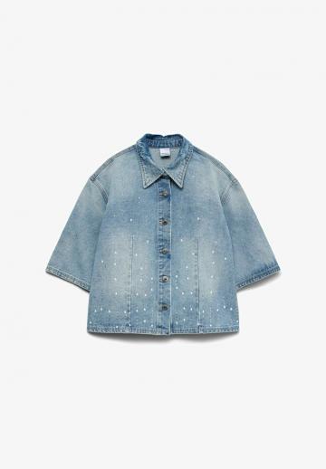 Джинсовая жилетка