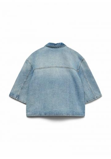 Джинсовая жилетка