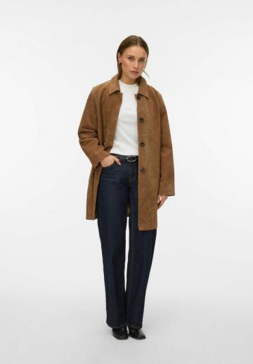 Кожаное пальто