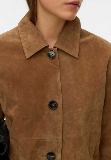 Кожаное пальто