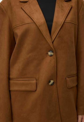 Пальто из искусственной кожи