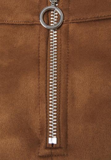 Кожаная юбка