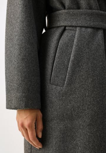 Шерстяное пальто