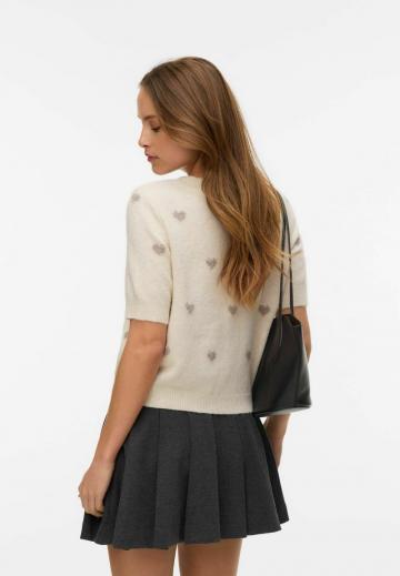 Жаккардовая вязаная кофта