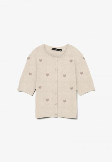 Жаккардовая вязаная кофта