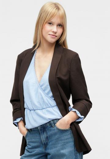 Длинный блейзер