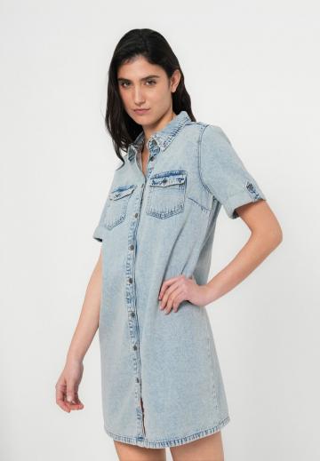 Джинсовое платье