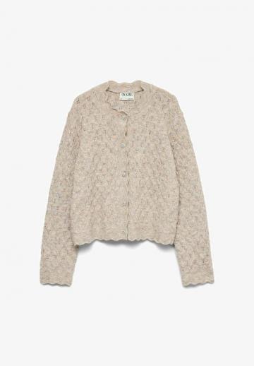 Жаккардовая вязаная кофта