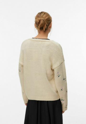 Жаккардовая вязаная кофта