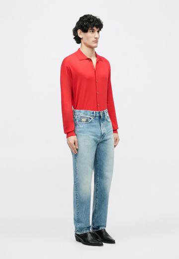 Прямые джинсы