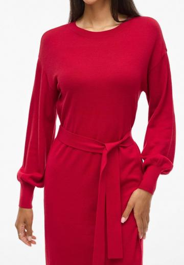 Вязаное платье