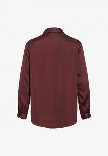 Атласная блузка