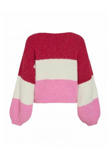 Пуловер в полоску