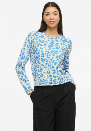 Жаккардовая вязаная кофта