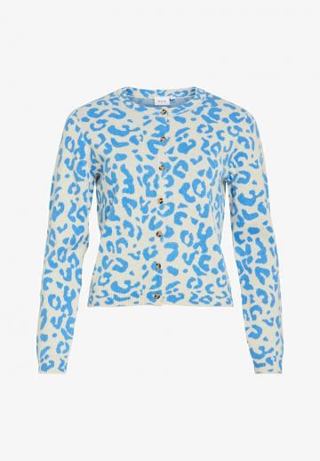 Жаккардовая вязаная кофта