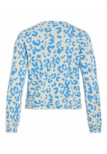 Жаккардовая вязаная кофта