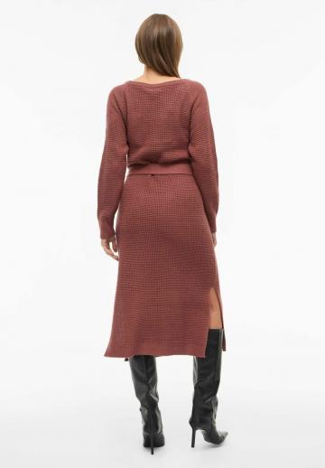 Вязаное платье