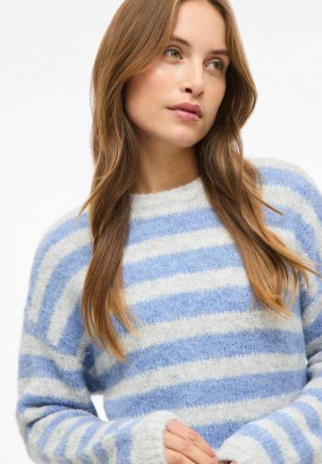 Пуловер в полоску
