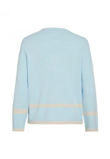 Пуловер в полоску