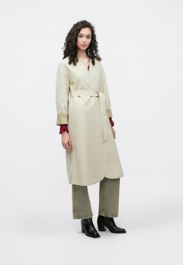 Шерстяное пальто