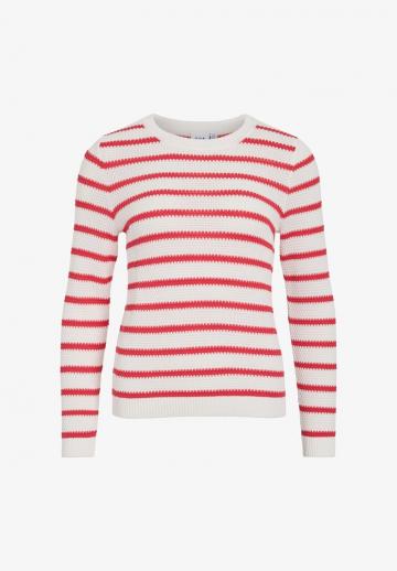 Пуловер в полоску