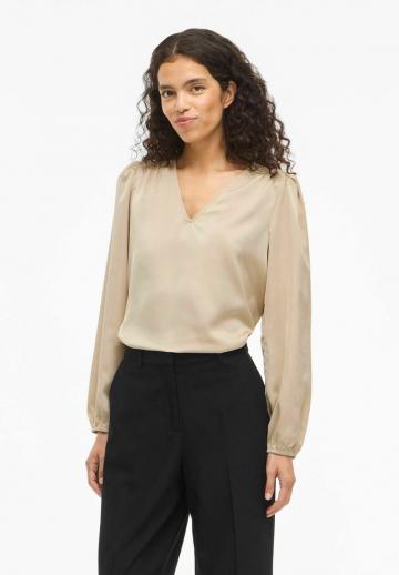 Атласная блузка