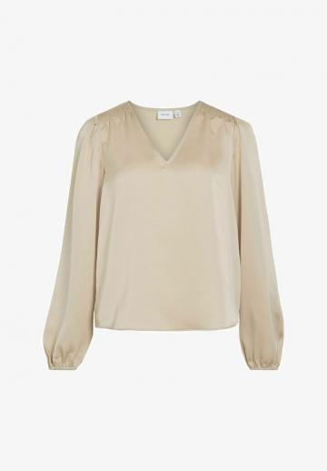 Атласная блузка