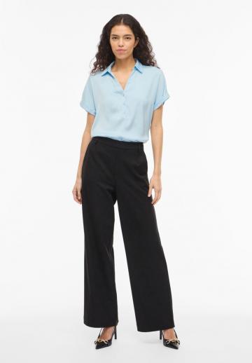 Атласная блузка