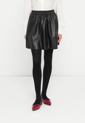 Кожаная юбка