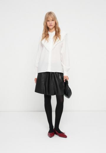 Кожаная юбка