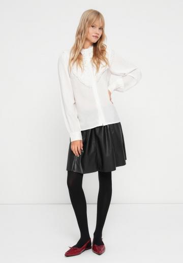 Кожаная юбка