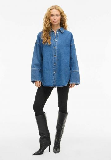 Джинсовая блузка