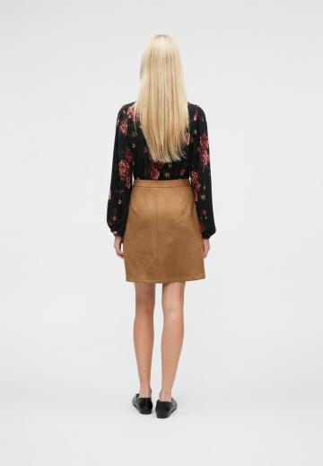 Кожаная юбка
