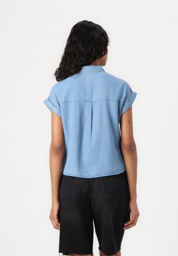 Джинсовая блузка