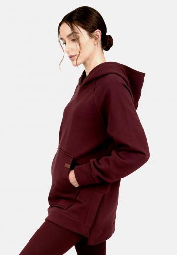 Пуловер с капюшоном