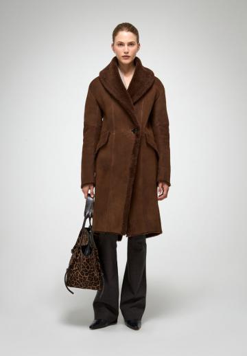 Кожаное пальто