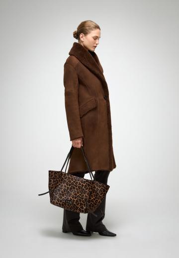 Кожаное пальто