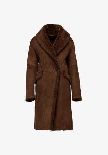 Кожаное пальто