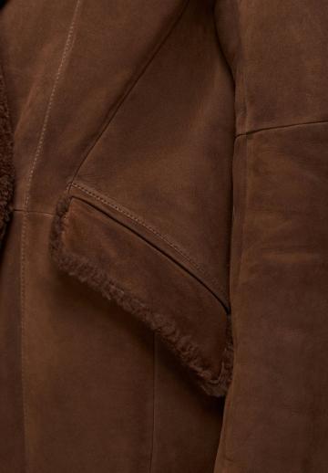 Кожаное пальто