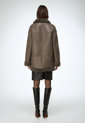 Кожаное пальто