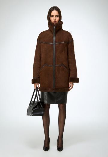 Кожаное пальто