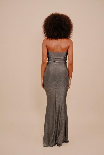 Платье без бретелек