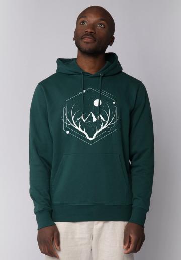 Пуловер с капюшоном