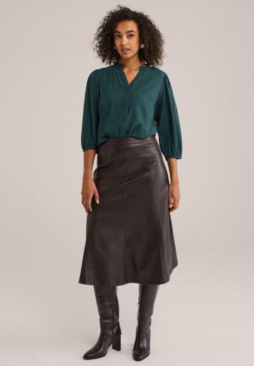 Кожаная юбка