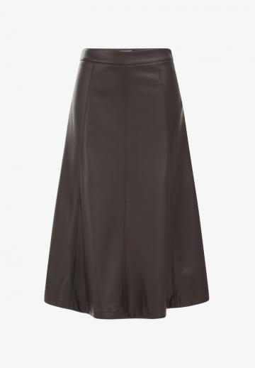 Кожаная юбка