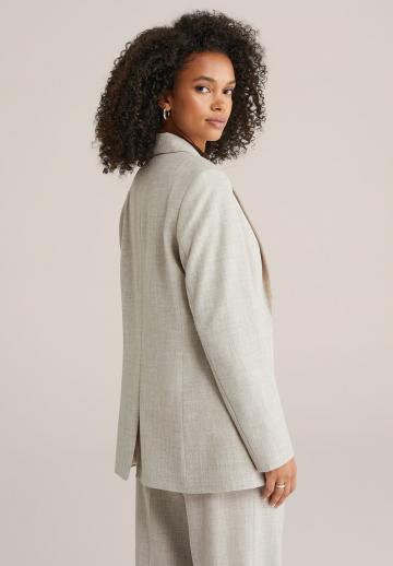 Длинный блейзер